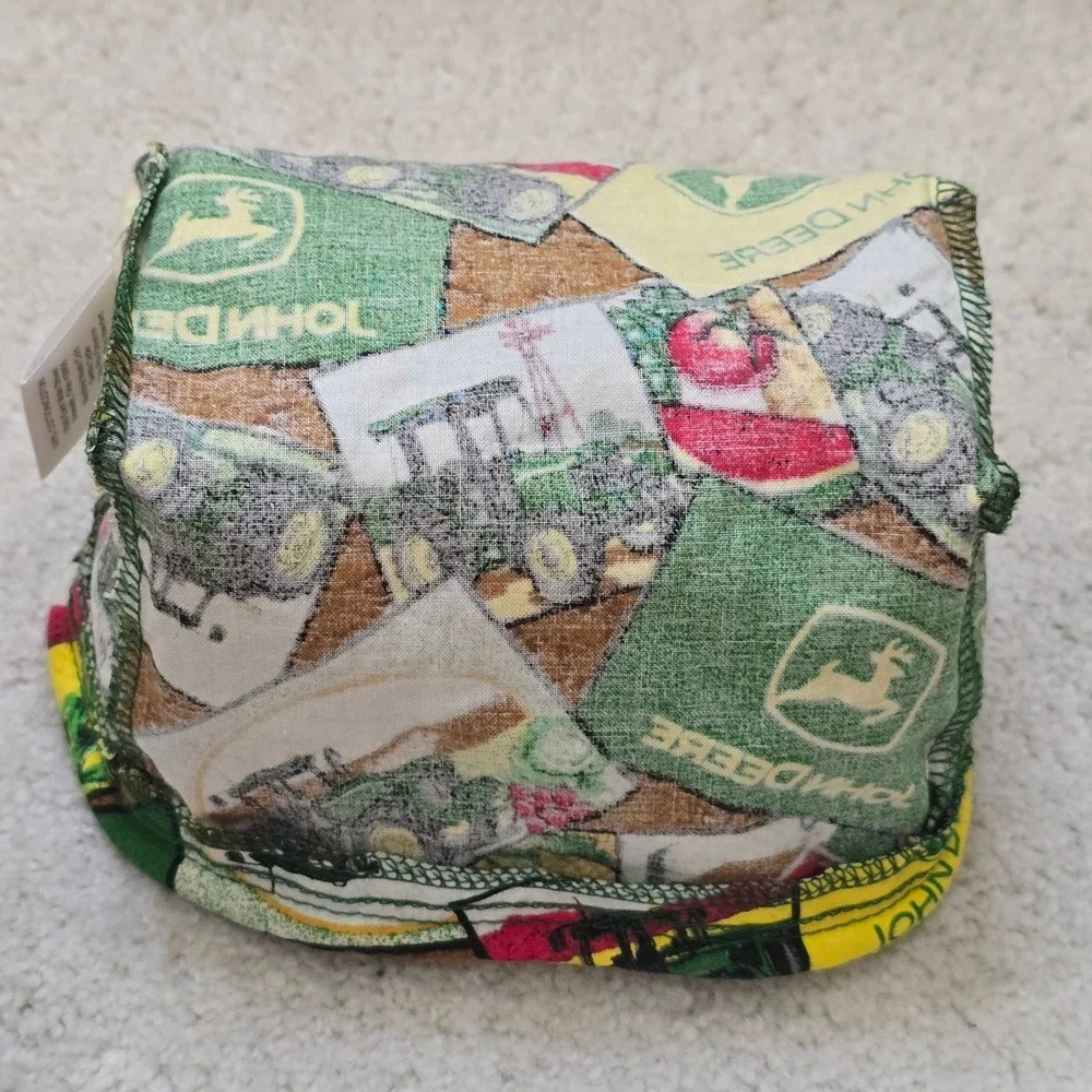 Vintage Longaberger‎ Handwoven Basket John Deere Liner 2002 Dresden Ohio USA